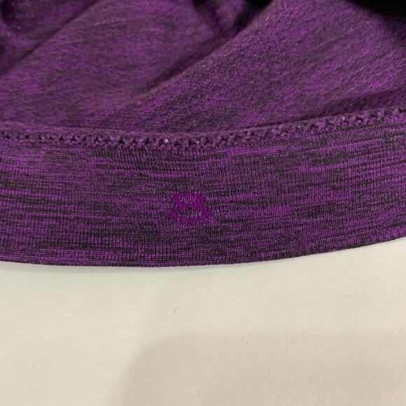 Lululemon Swiftly Tech Short Sleeve Tee 8 Heathered Purple Berry Workout Gym - Picture 3 of 9